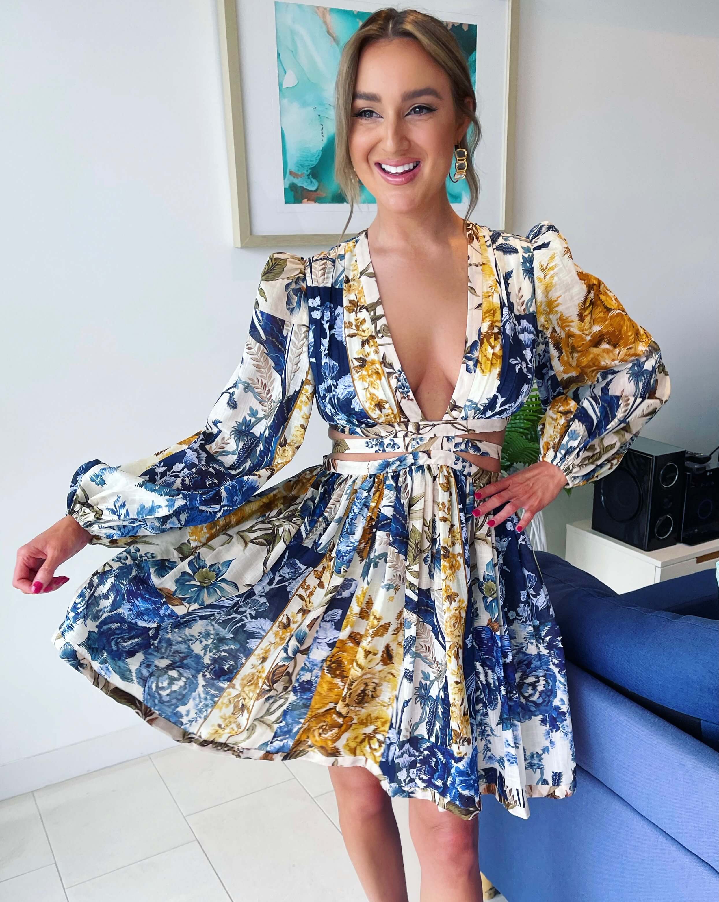 aliane cut out short dress Aliane Cut Out Dress I The Hire Collective I Zimmermann Dress I Dress Hire  Hunter Valley I Dress Hire Newcastle