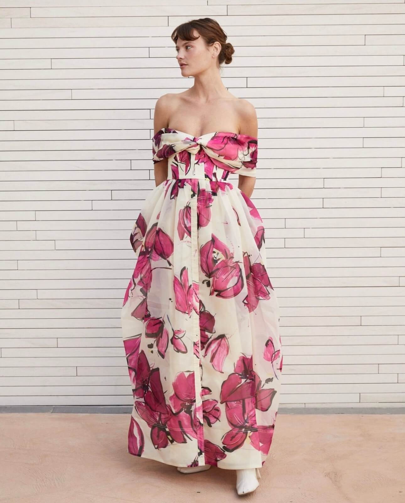 aje cordelia corseted maxi dress Cordelia Corseted Maxi Dress by Aje for Hire  High St. Hire