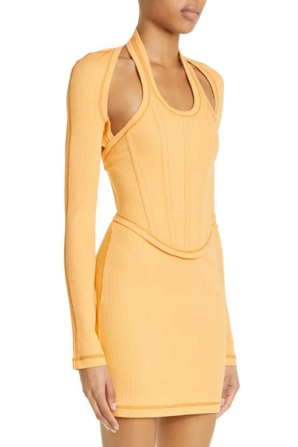 open lace back dress Dion Lee Rivet Cut-Out  No Basics Designer Hire