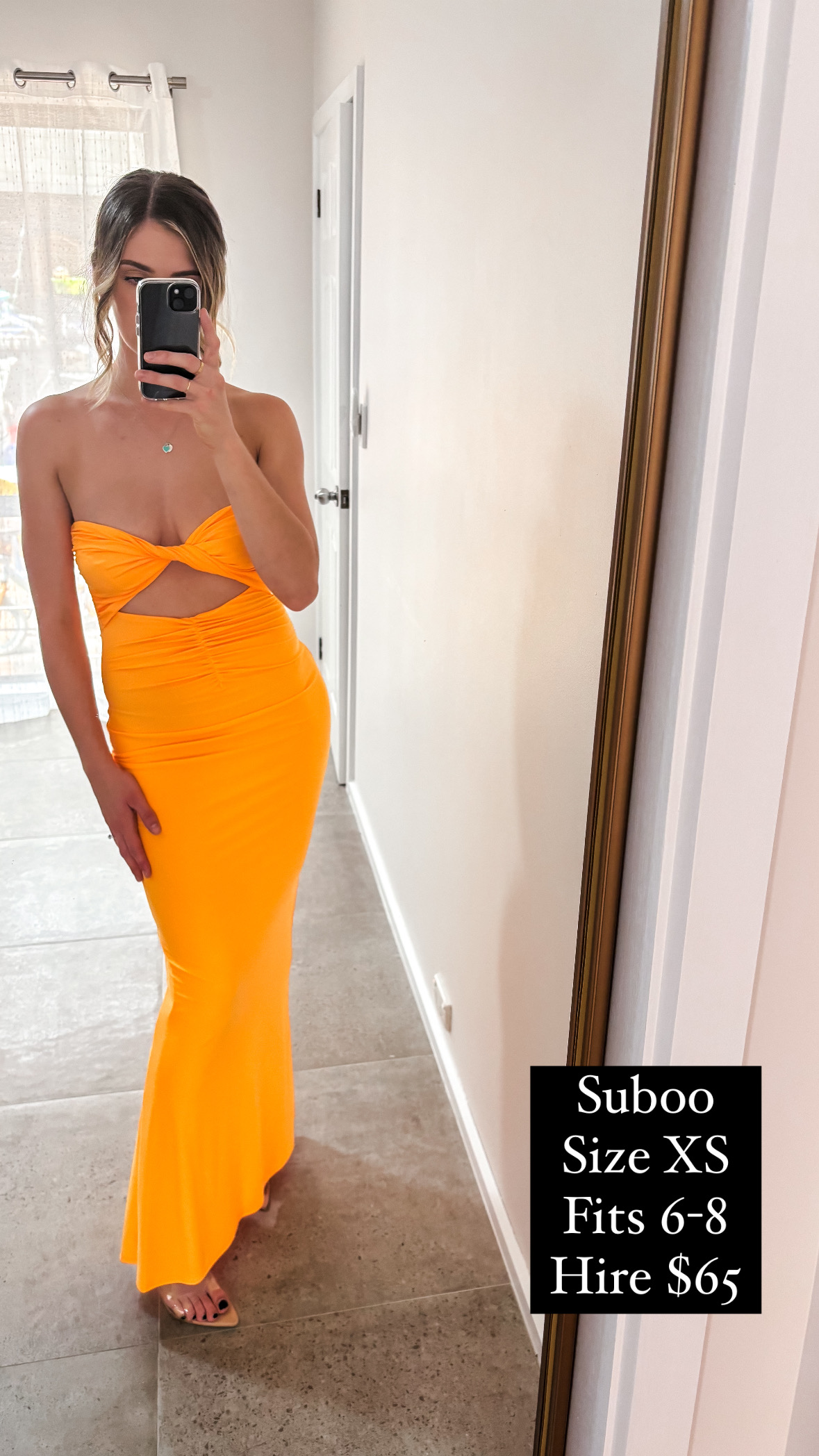 Suboo Ivy bustier maxi dress size XS