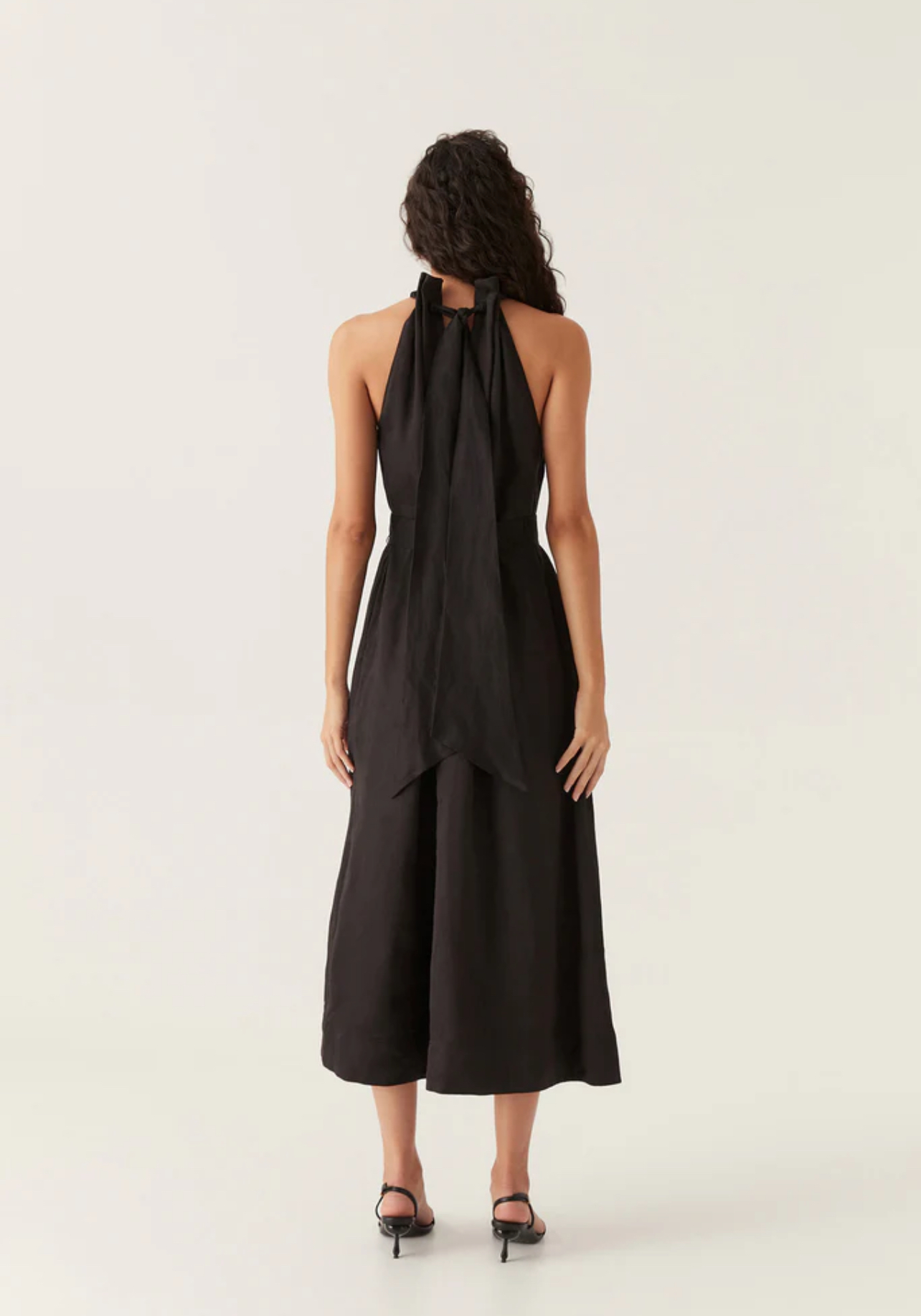 knee length dresses for ladies Mariel Trapeze Midi Dress | Ivory main image 1