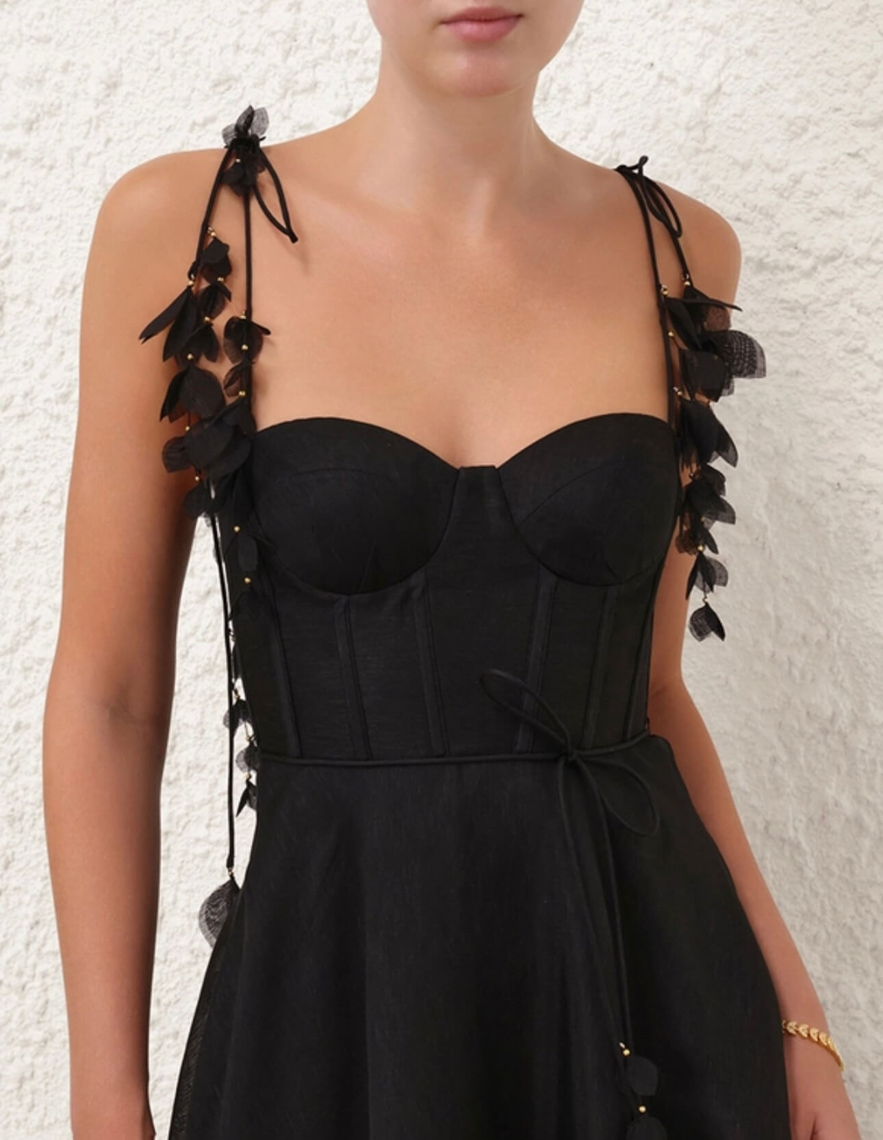 natura midi corset dress Zimmermann Natura Midi Corset Dress Black Size 0 & 1