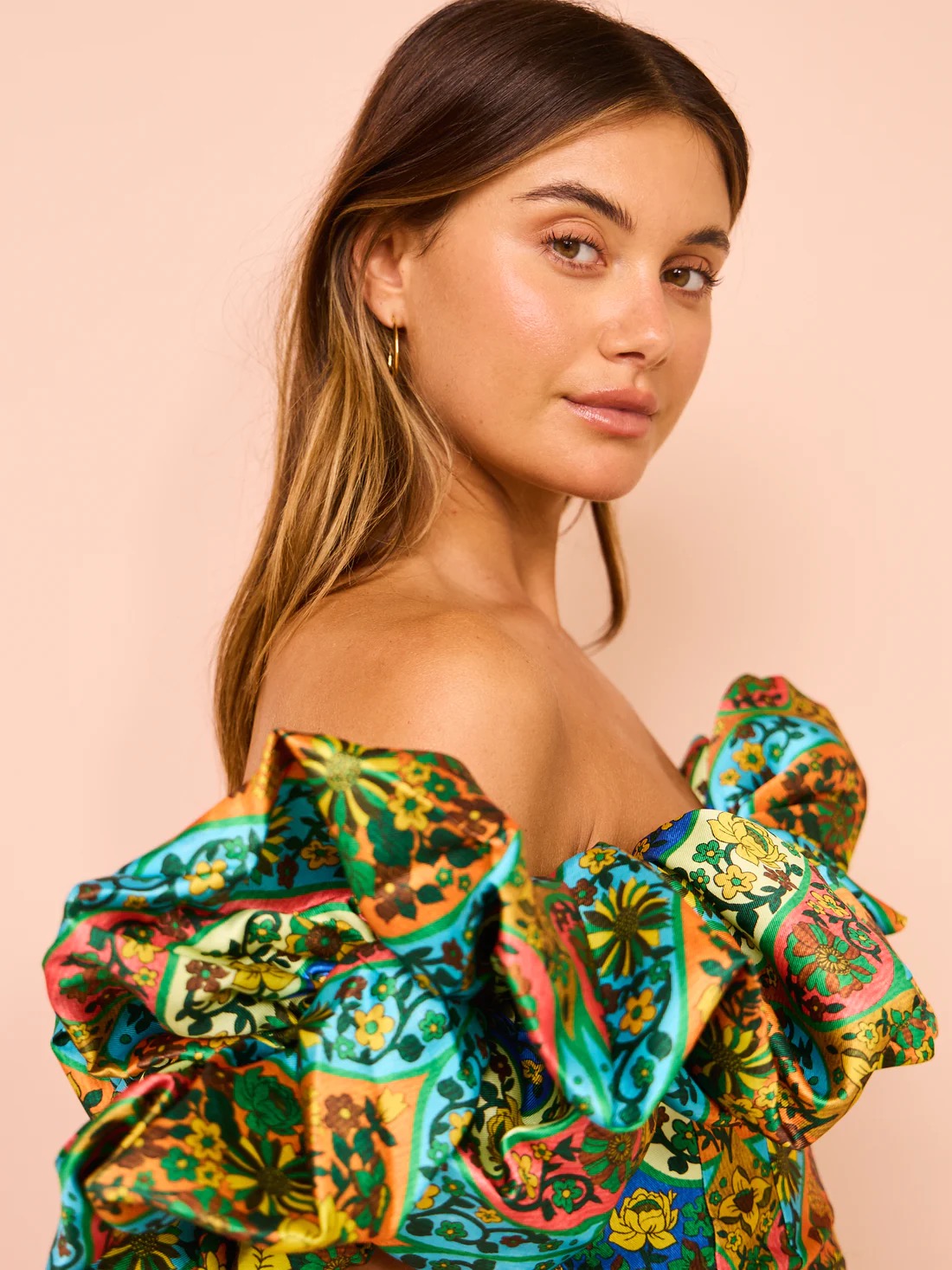 sage off shoulder dress Dalia Off Shoulder Satin Maxi Dress - Sage