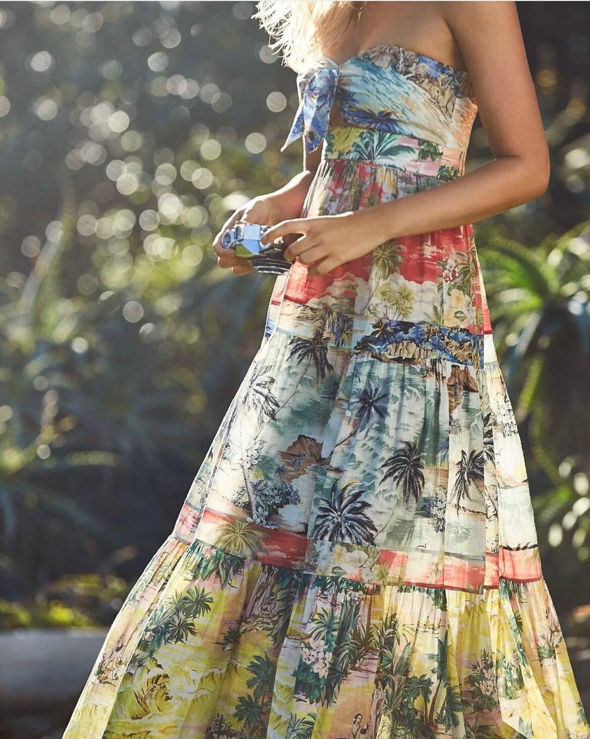 zimmermann tie front dress