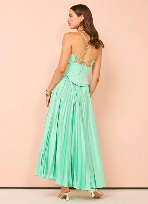 acler atholton midi dress in arctic mint Atholton Midi Dress by Acler