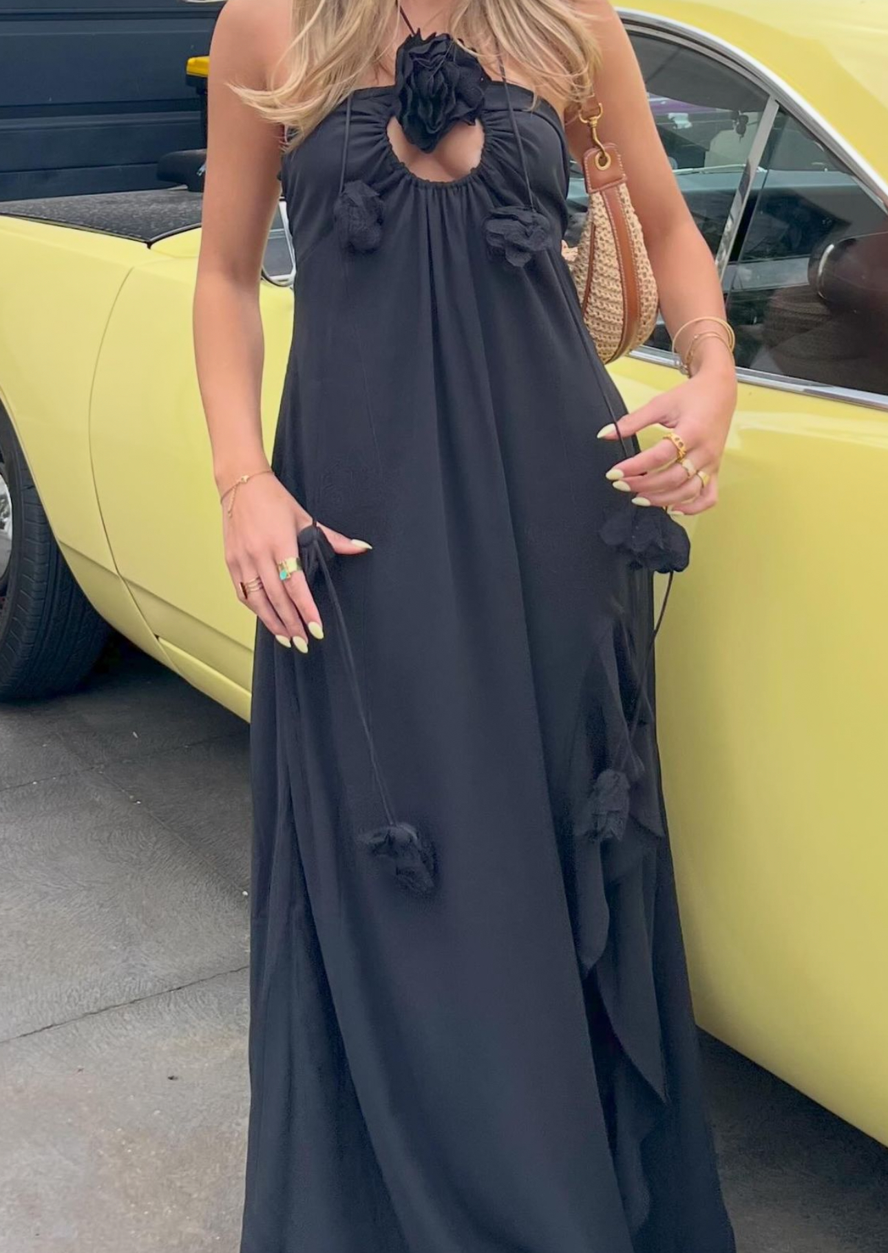 For Love Desiree Maxi Dress Black Size S