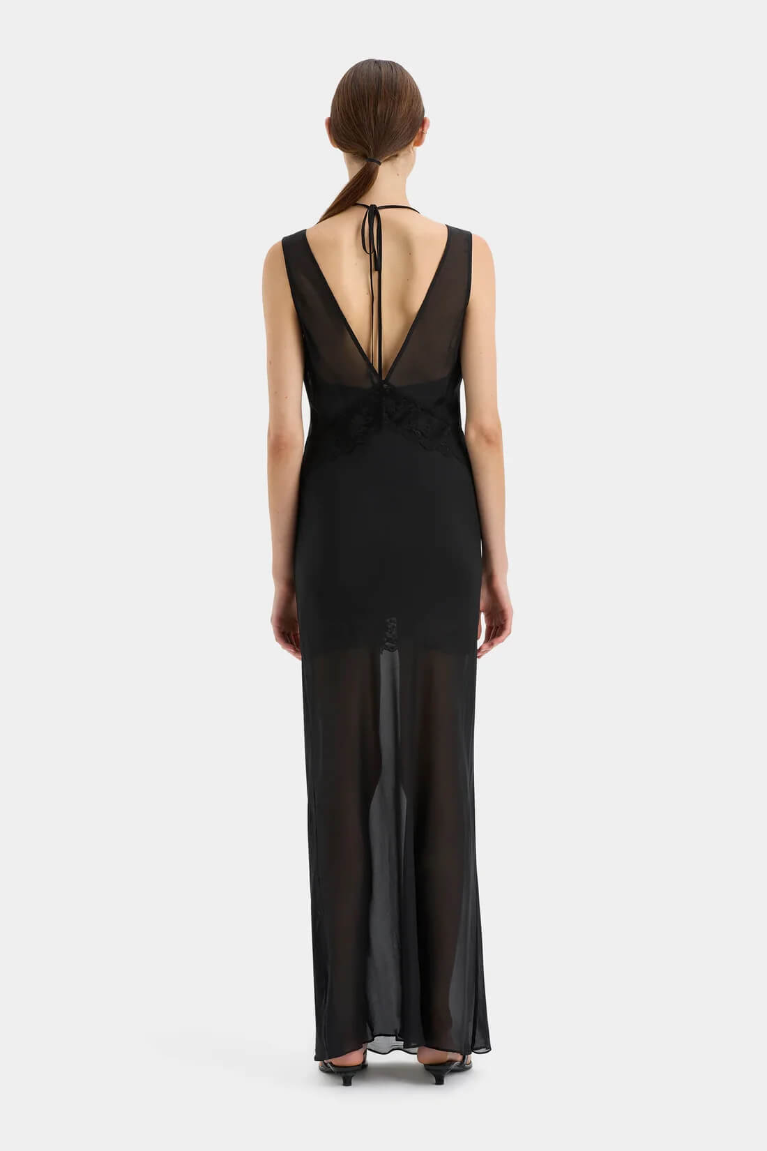 SIR Avelino Lace Layered Dress Black Size 0