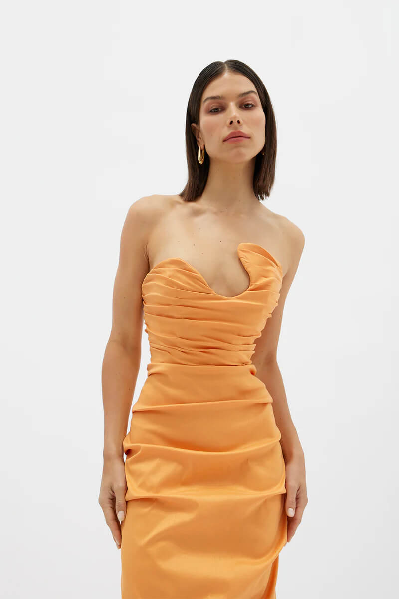 rachel gilbert orange dress Gorgeous @nikkibalta in our Rachel Gilbert Cheri gown available in size 1  (left) 