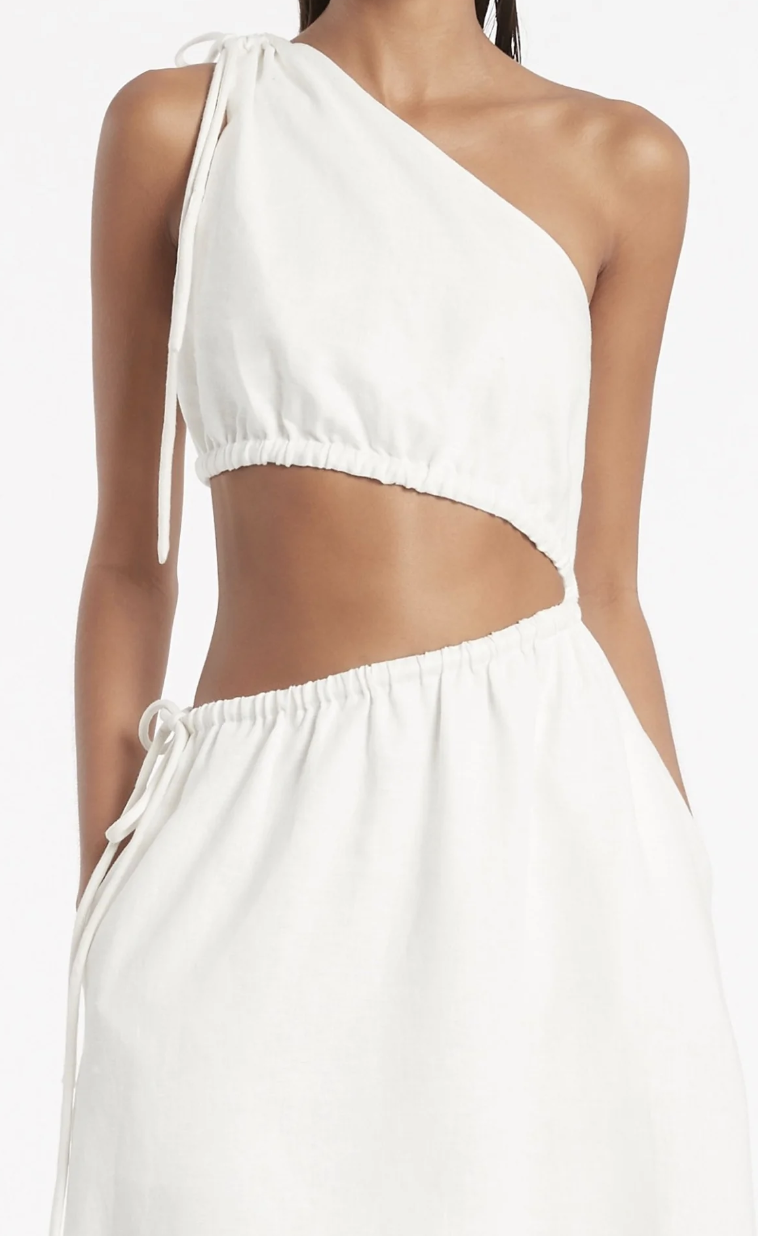 SIR Blanche Cut Out Dress White Size 0