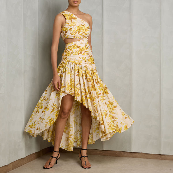 【Zimmermann】GOLDEN ASYMMETRIC DRESS アシンメトリー ミディ Zimmermann】GOLDEN ASYMMETRIC DRESS アシンメトリー ミディ