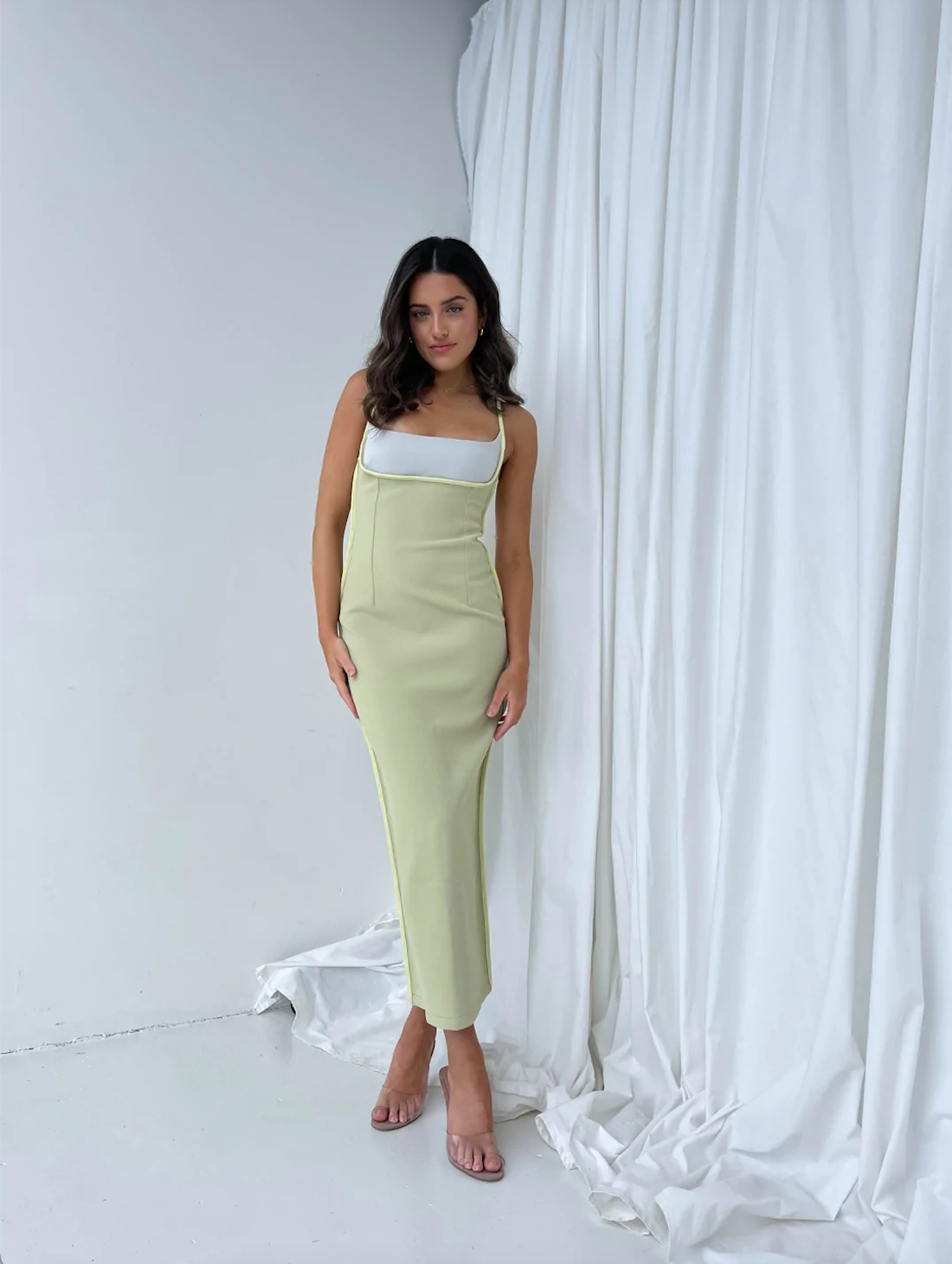 Paris Georgia Florian Dress Green Size 8
