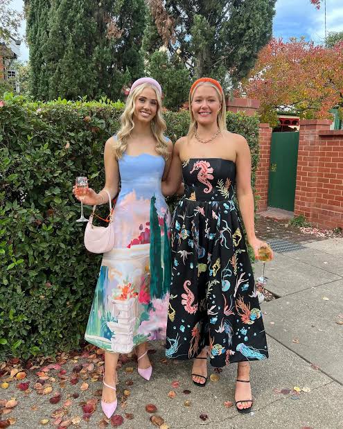 strapless empire line dress Lachlan