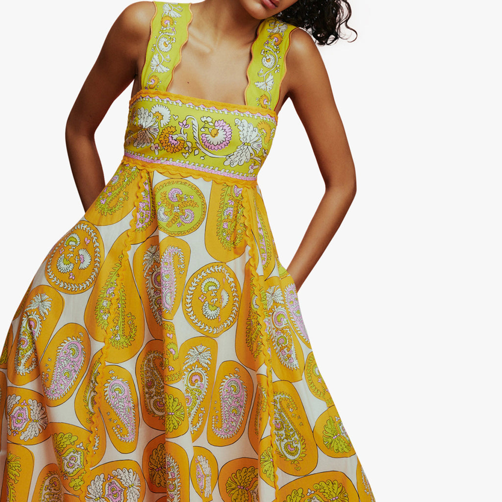 Alemais Diana Summerdress Yellow Size 14