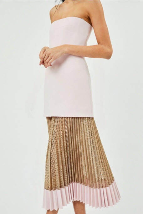 open lace back dress Marella Dress  SIMKHAI