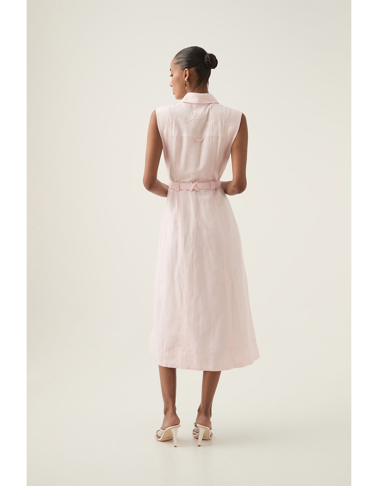knee length dresses for ladies Dulcet Logo Mini Dress | Ivory main image 0