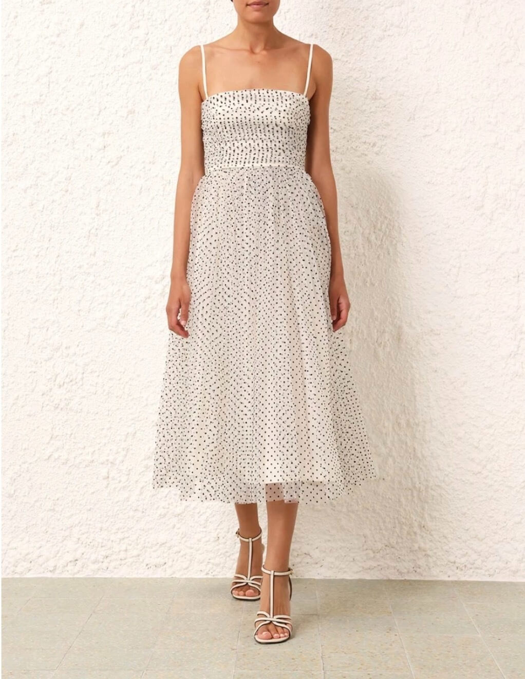 knee length dresses for ladies Zimmermann Wanderlust Corset Midi Dress main image 0
