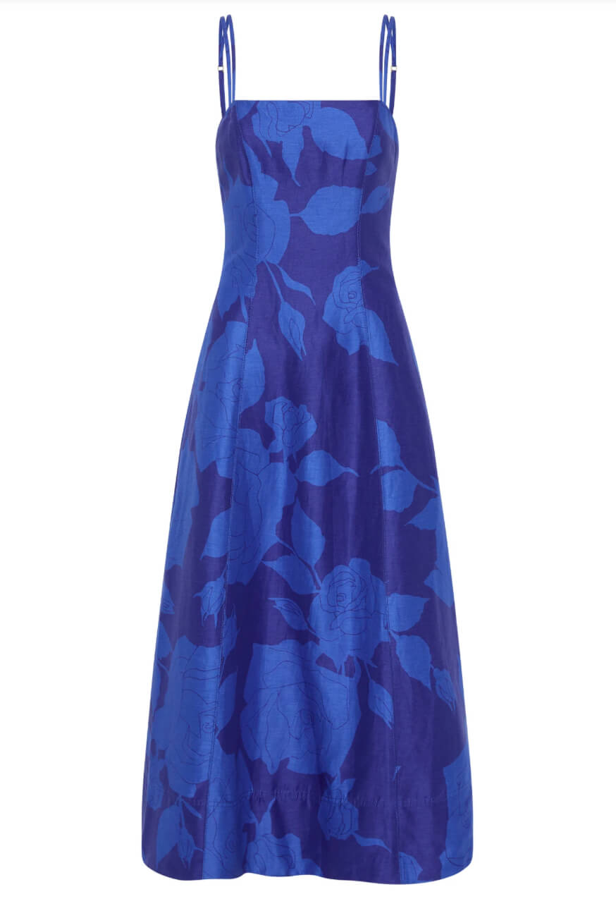 belonging flared midi dress Kayley Midi Dress Abstract Floral M main image 0