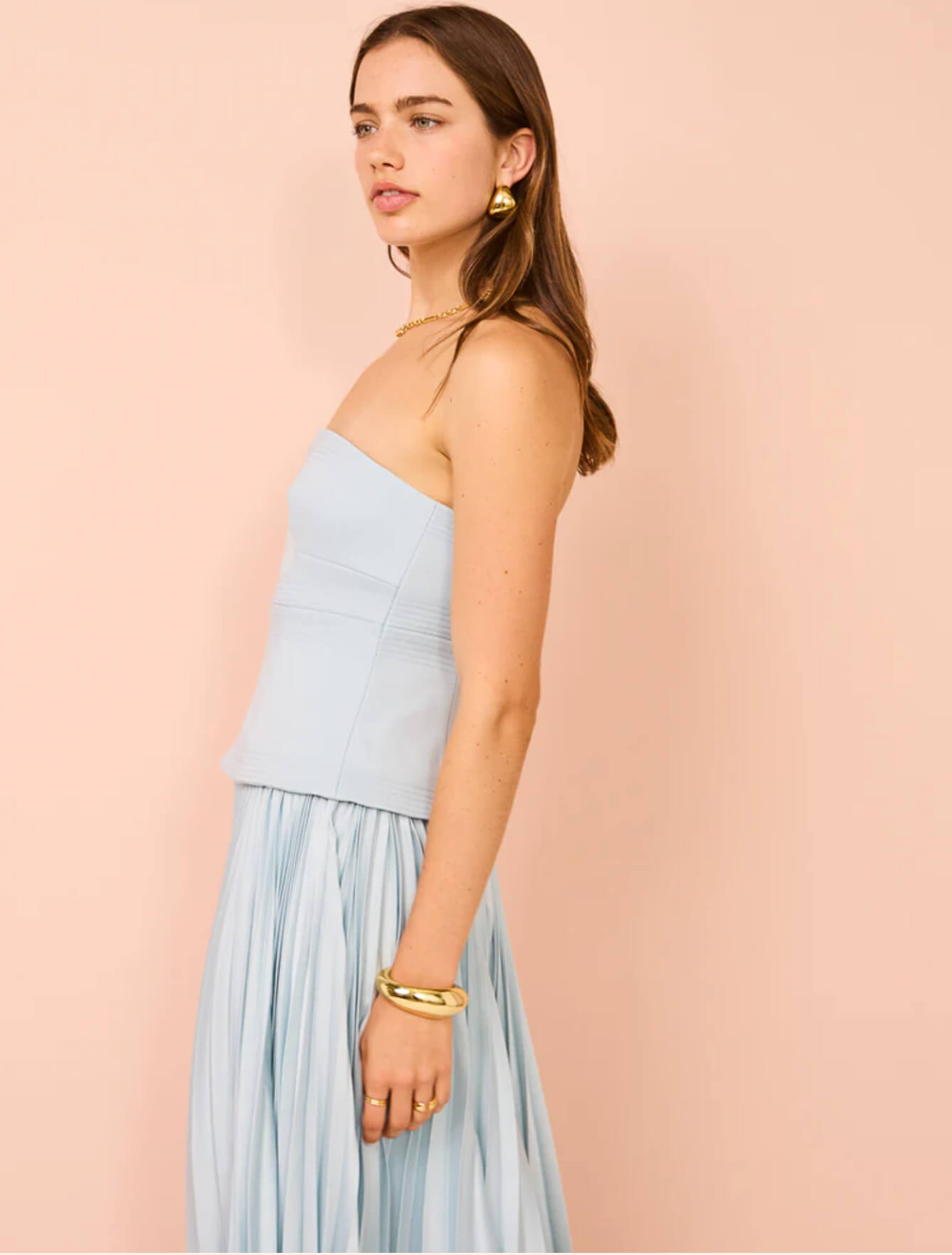 Acler Avonlea Midi Dress Celeste Blue Size 10